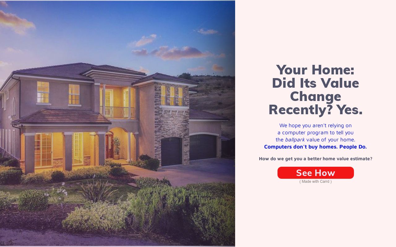 Send my home value report